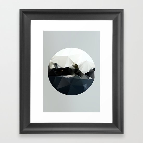 Island at Sea Framed Art Print