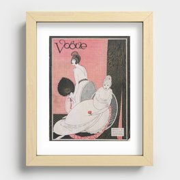 Vintage Fashion Magazine Cover Illustration January 1913 Recessed Framed Print