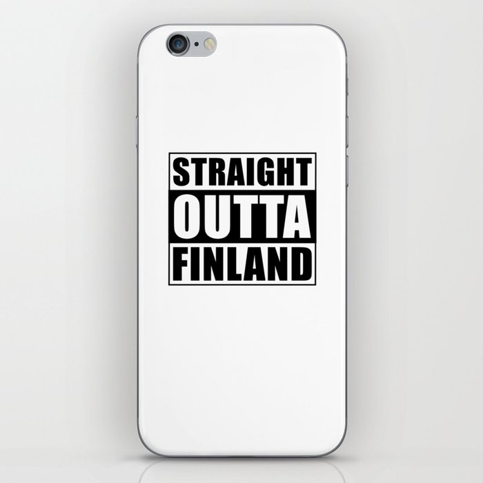 Straight Outta Finland iPhone Skin