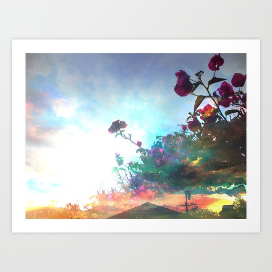 Storm of a Green Thumb Art Print