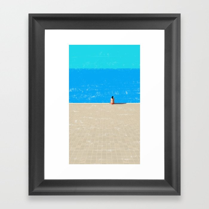 beach-1 Framed Art Print