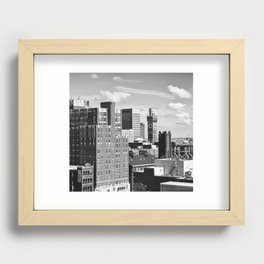 Skyline - Baltimore, Maryland Recessed Framed Print