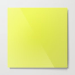 Yellow-Green Chartreuse Metal Print