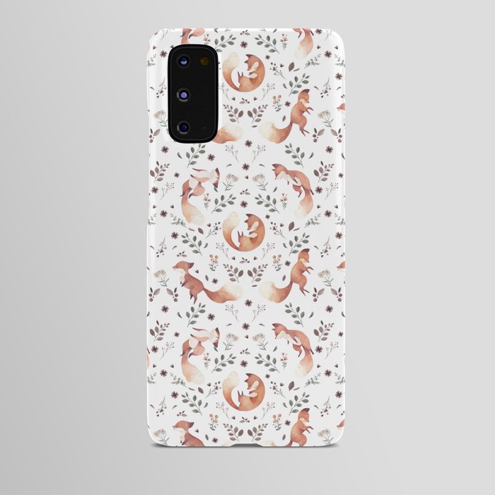 Pattern Fox White Android Case