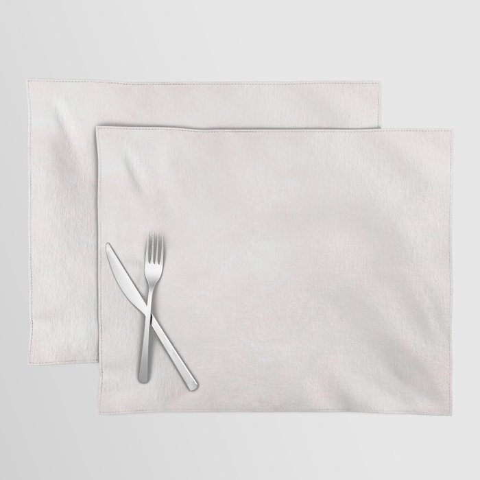 Soft beige white Placemat