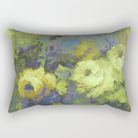painted roses Rectangular Pillow