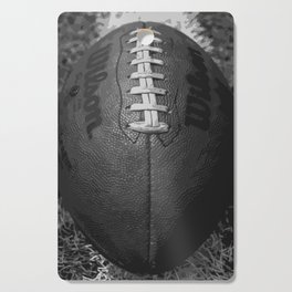 Big American Football - black &white Cutting Board