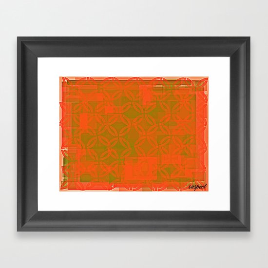 gold space? Framed Art Print