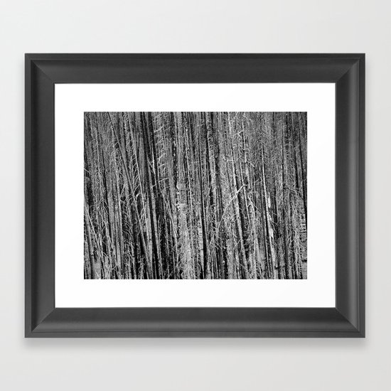 Toothpicks Framed Art Print