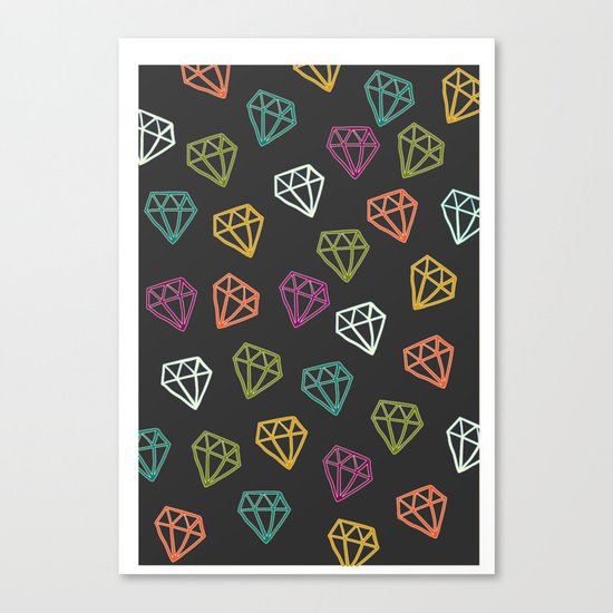 Diamonds Canvas Print