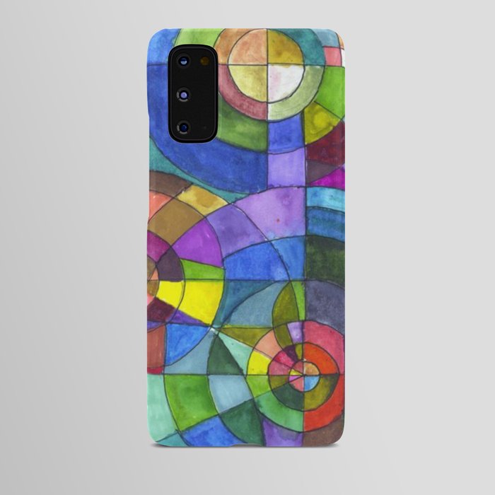 a la Sonia Delaunay - Orphism Abstract painting,  Android Case