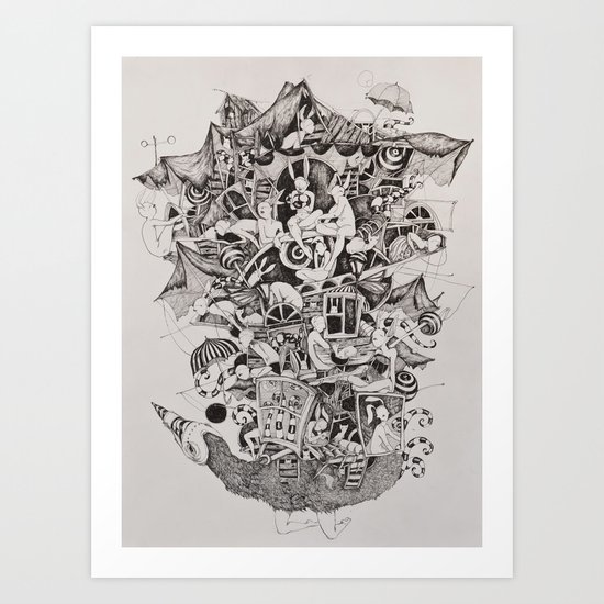 Flighless bird Art Print
