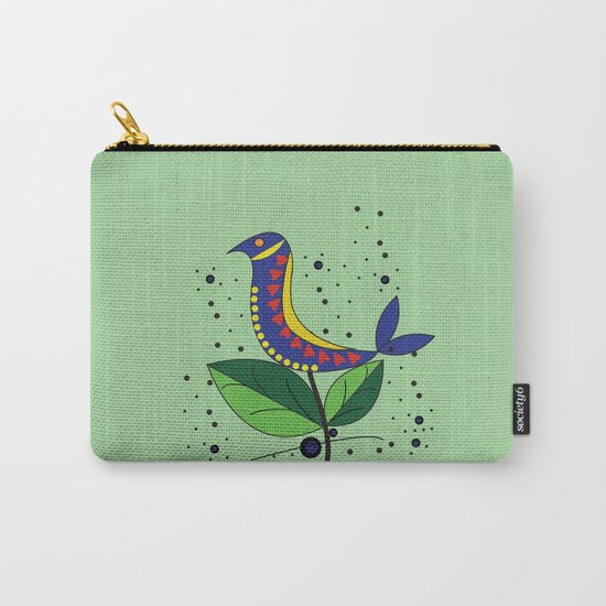 color bird Carry-All Pouch
