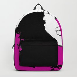 Fuchsia Pink African American Soul Sister black panther advertising vintage poster Backpack | Rap, Posters, Blacksisters, Graphicdesign, Women, Advertisement, Africanamerican, Blacklivesmatter, Blackamerican, Hiphop 