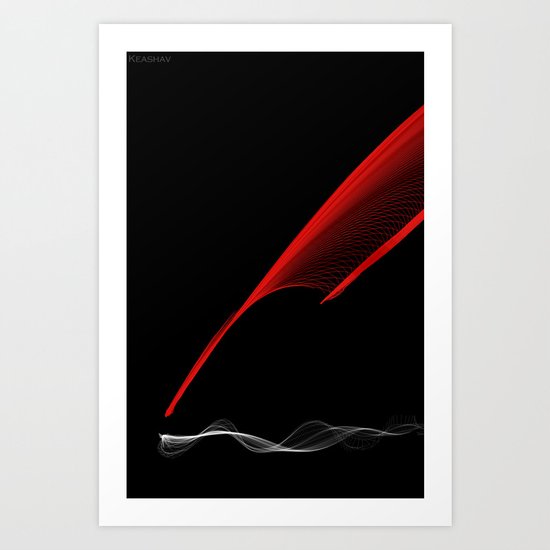 SilveRed Art Print