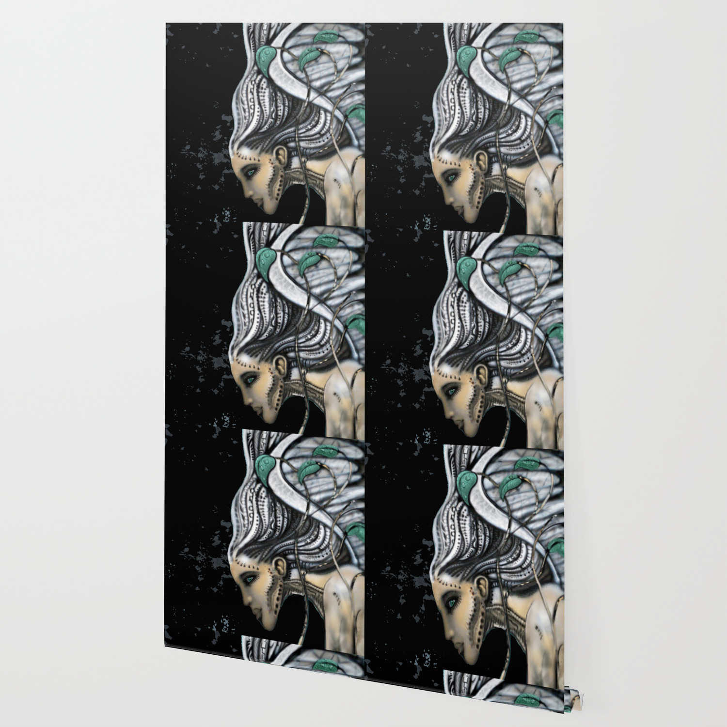 Biomechanical Angel Wallpaper By Joncastaneda Society6