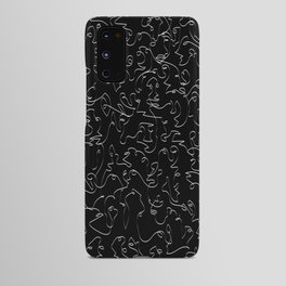 Infinite Faces in Black and White Android Case
