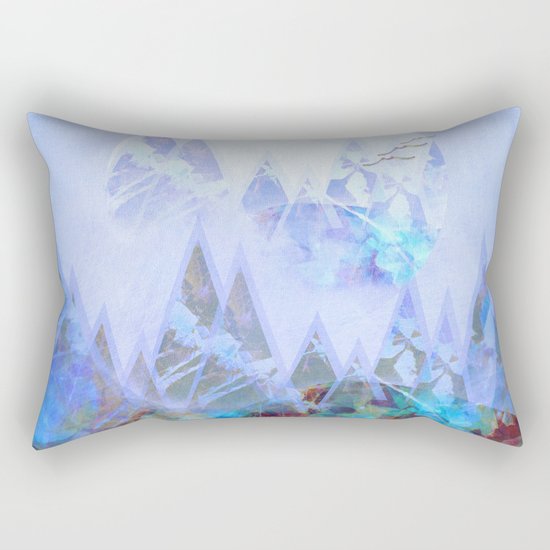 Rising Moon Rectangular Pillow