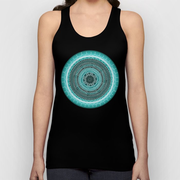 Knowing on Black Background Tank Top