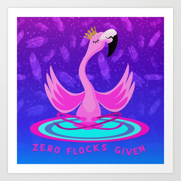 Zero Flocks Art Print