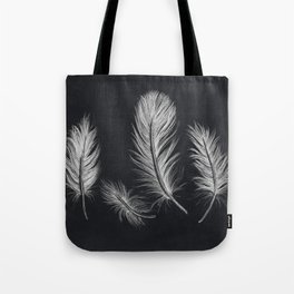 Chalk feather collection Tote Bag