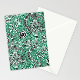William Morris "India" 7. green Stationery Card