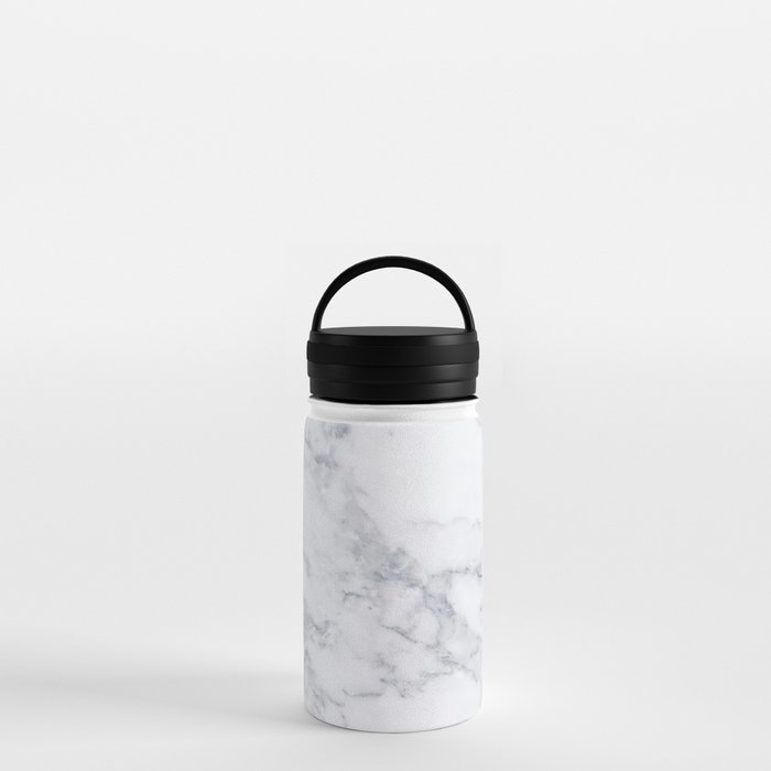 White Marble Water Bottle –