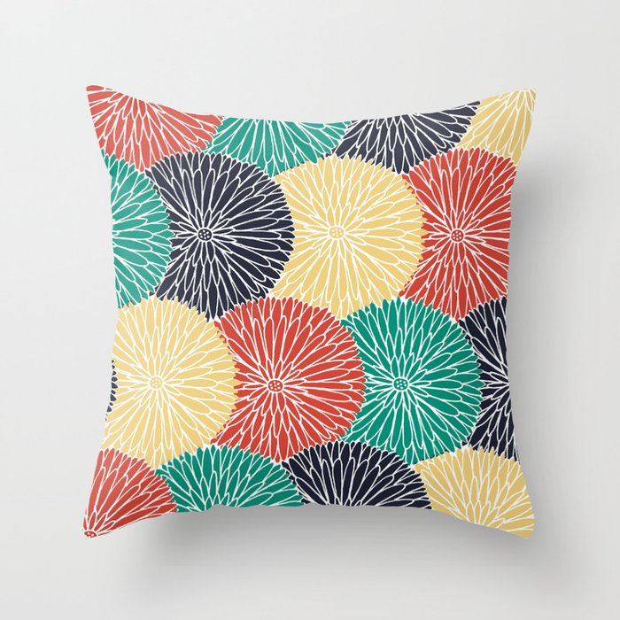 Flower Infusion 2 Throw Pillow