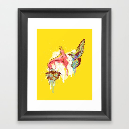 Sweet Music Framed Art Print