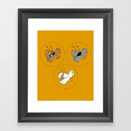 BMFM (orange version) Framed Art Print