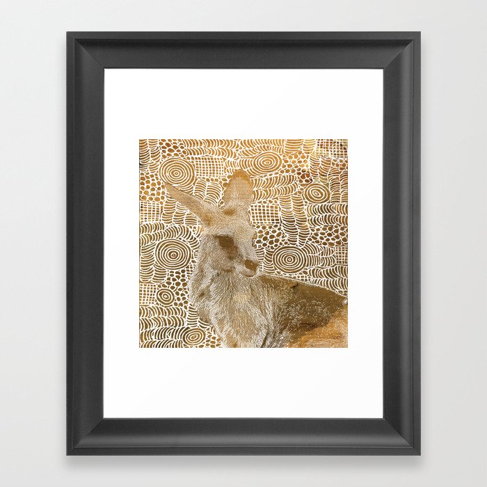 kangaroo Framed Art Print