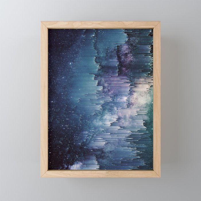 Iced Galaxy Framed Mini Art Print