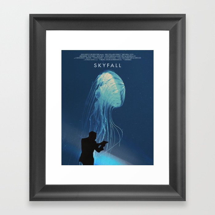 Skyfall Tribute Posters - Bond Framed Art Print