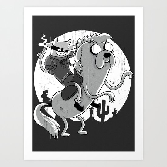Lone Ranger Time! Art Print
