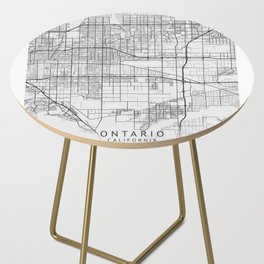 Ontario California city map Side Table
