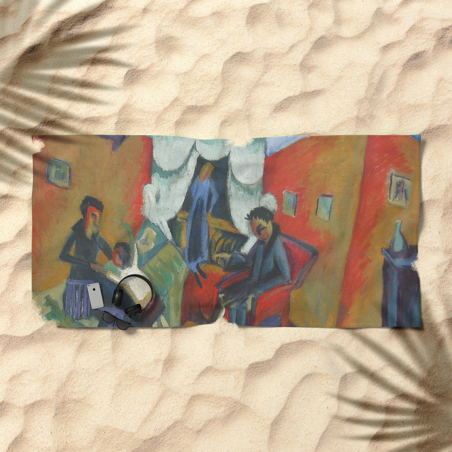 Get Wallpaper Ernst Ludwig Kirchner Interieur 1915 Beach Towel By Juliawright HD