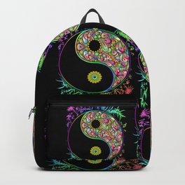 Yin Yang Bamboo Psychedelic Backpack