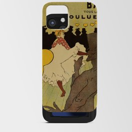 Paris nightlife 1891 Toulouse Lautrec iPhone Card Case