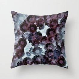 Flower Bomb Throw Pillow