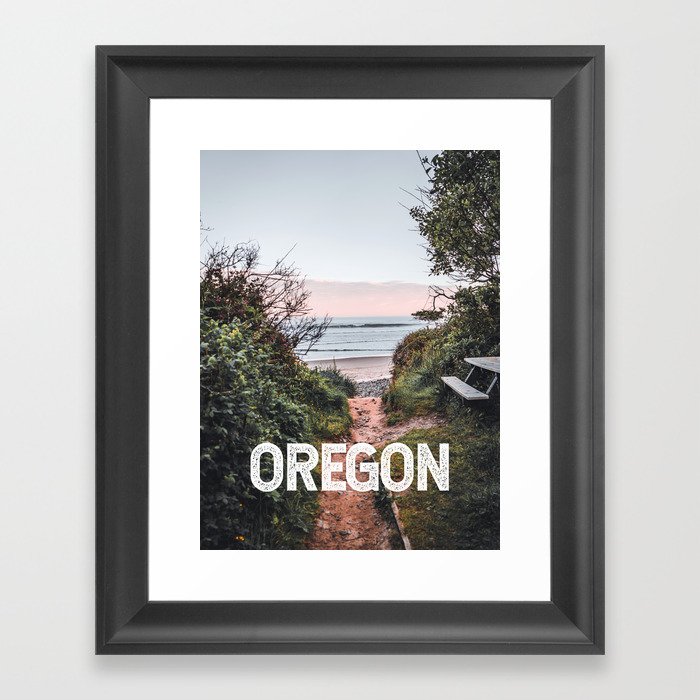 Oregon Coast Morning | Sunrise and Travel Photography Framed Art Print