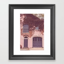 Uptown Pink Carriage House x New Orleans Photography Framed Art Print