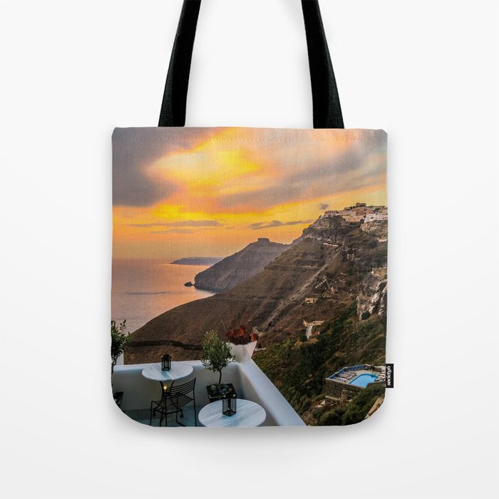 Gorgeous Santorini b Tote Bag