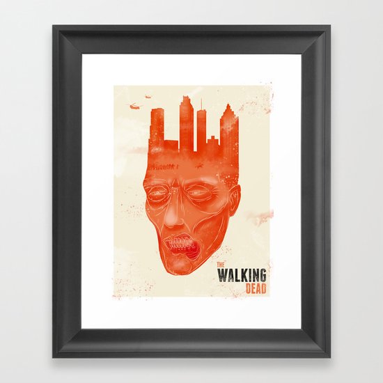 The Walking Dead Framed Art Print