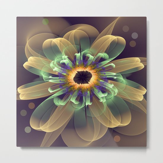 Cosmic Daisy Metal Print