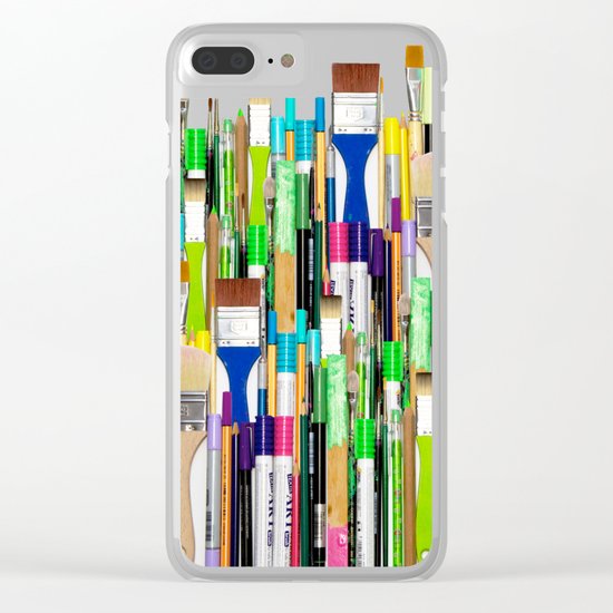 Real Weapons Of Mass Creation II Clear iPhone Case