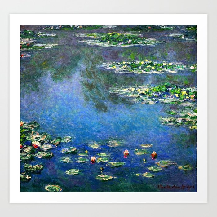 Monet Waterlilies Art Print