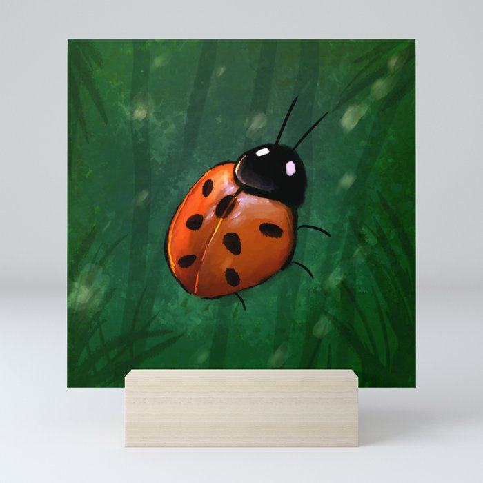 Cute Ladybug Mini Art Print