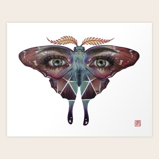 Butterfleye Art Print
