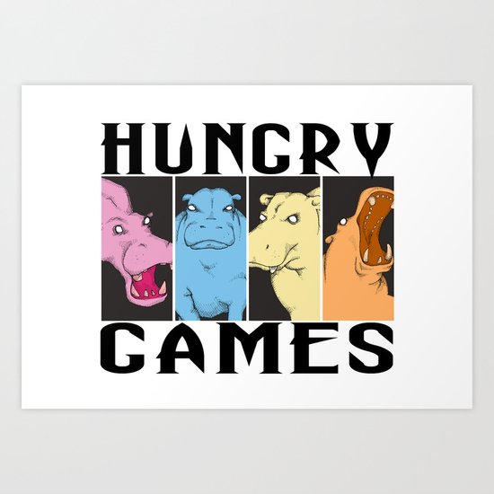 Hungry Hippo Games Art Print