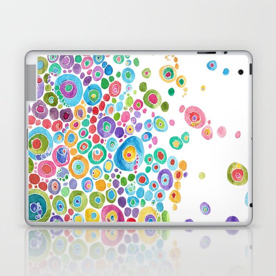 Inner Circle - white Laptop & iPad Skin